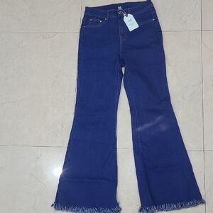 Women's Blue Flared Jeans